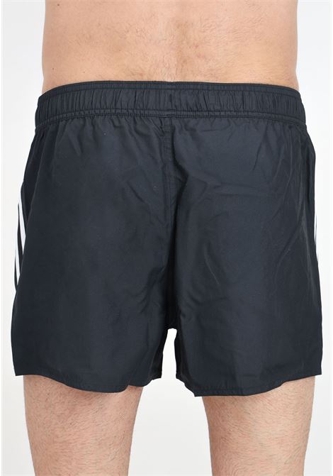 Shorts mare da uomo neri e bianchi 3 stripes clx ADIDAS PERFORMANCE | HT4367.