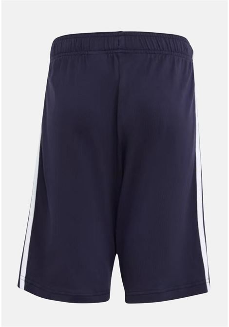 Blue Essentials 3 stripes boy and girl shorts ADIDAS PERFORMANCE | Shorts | HY4717.