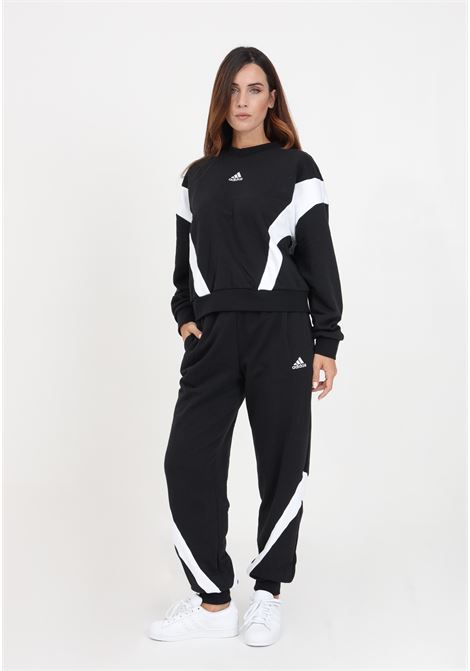 Laziday black women's tracksuit in cotton blend ADIDAS PERFORMANCE | IA3152.