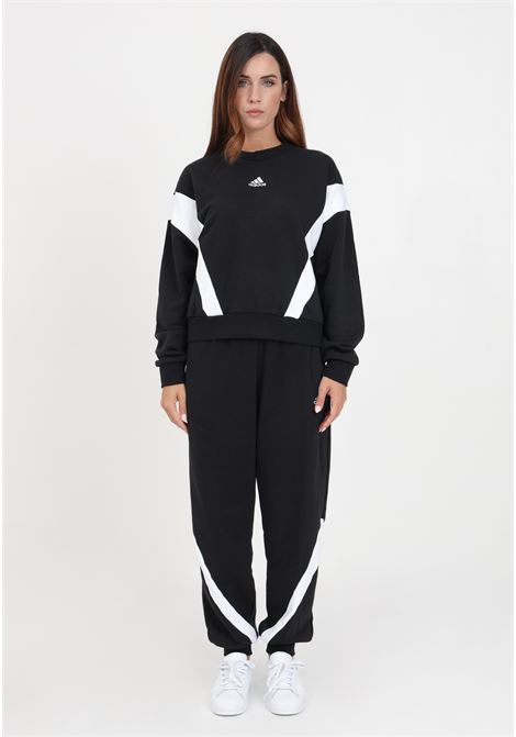 Laziday black women's tracksuit in cotton blend ADIDAS PERFORMANCE | Sport suits | IA3152.