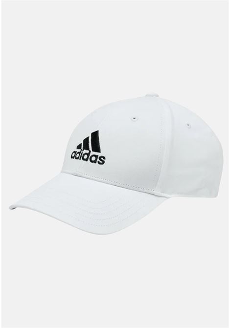 White cotton twill baseball cap for men and women ADIDAS PERFORMANCE | Hats | IB3243.