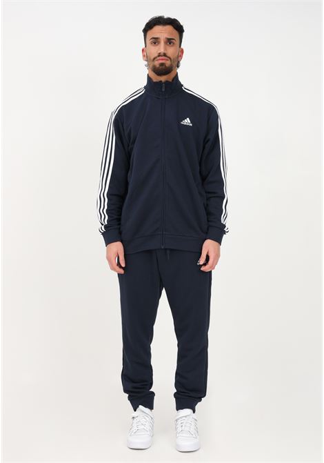 Basic 3-Stripes French Terry men's blue tracksuit ADIDAS PERFORMANCE | IC6765.