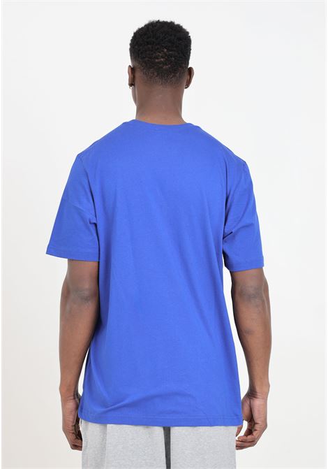 T-shirt da uomo blu con ricamo logo in bianco ADIDAS PERFORMANCE | T-shirt | IC9284.