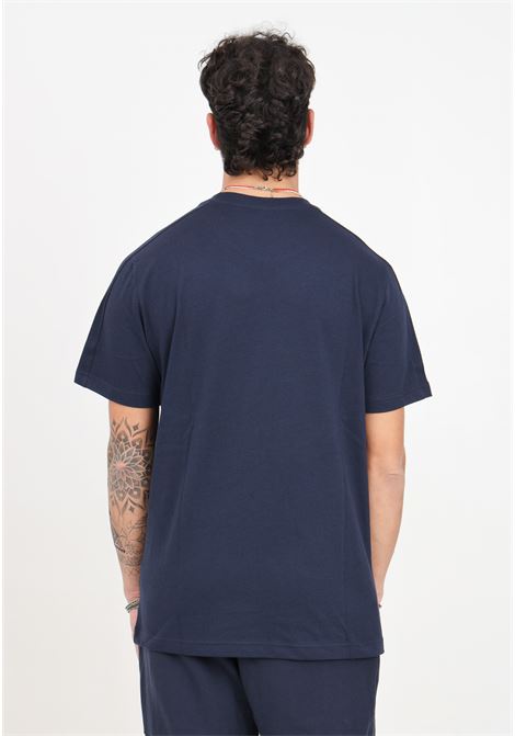T-shirt da uomo blu notte Essentials single jersey 3-stripes ADIDAS PERFORMANCE | T-shirt | IC9335.