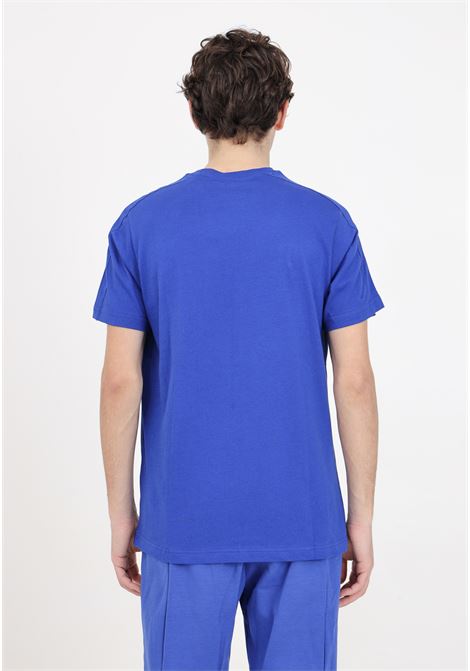 T-shirt uomo blu e bianca Essentials single jersey 3-stripes ADIDAS PERFORMANCE | T-shirt | IC9338.