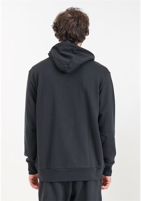Black and white Essentials french terry maxi logo men's sweatshirt ADIDAS PERFORMANCE | Hoodie | IC9363.