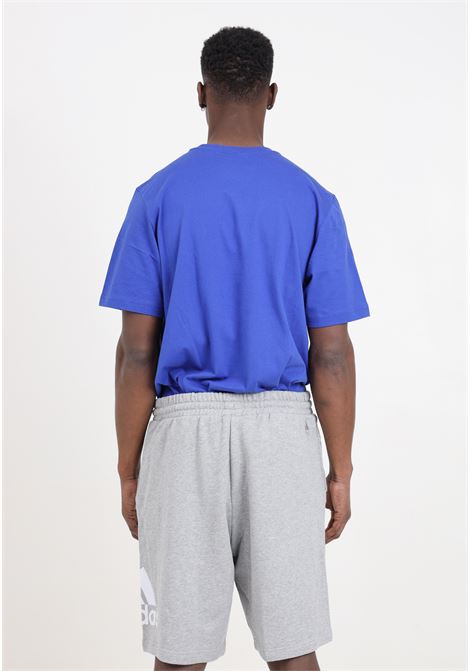 Shorts da uomo grigio in french terry essentials con logo ADIDAS PERFORMANCE | Shorts | IC9403.