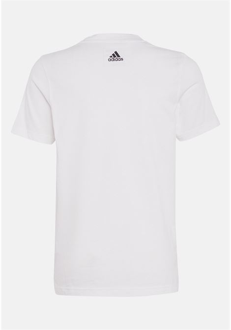 T-shirt bambino bambina bianca stampa logo ADIDAS PERFORMANCE | IC9969.