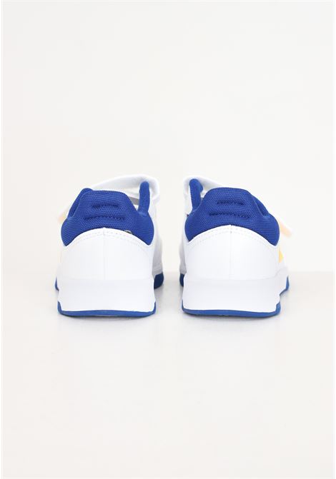 Sneakers bambino bambina bianche blue e gialle Tensaur sport 2.0 cf k ADIDAS PERFORMANCE | IG8581.