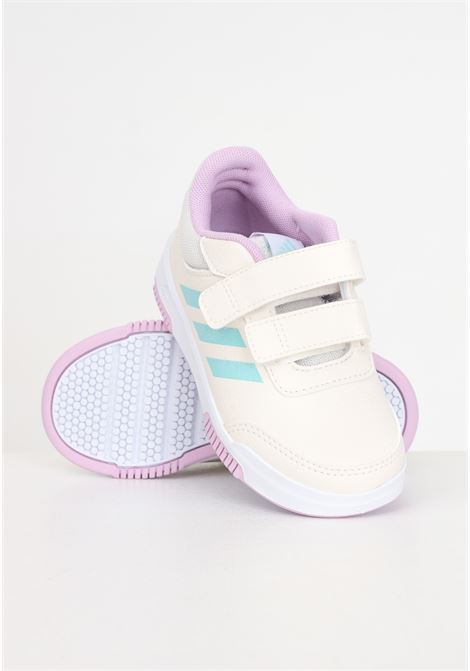 Sneakers bambina bianche rosa beige e verde acqua Tensaur sport 2.0 cf k ADIDAS PERFORMANCE | IG8583.