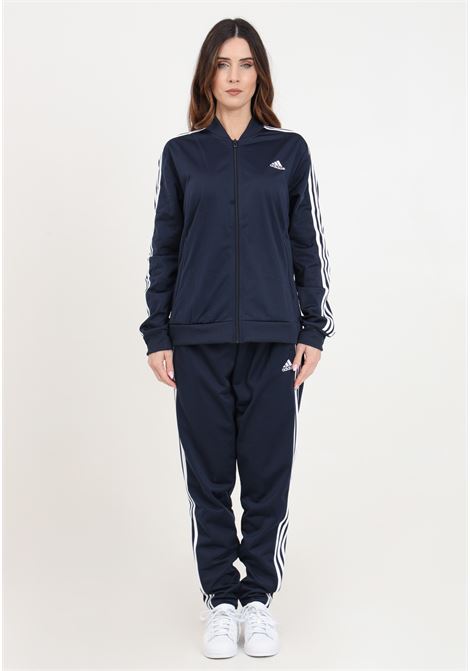 Essentials 3 stripes midnight blue women's tracksuit ADIDAS PERFORMANCE | Sport suits | IJ8782.