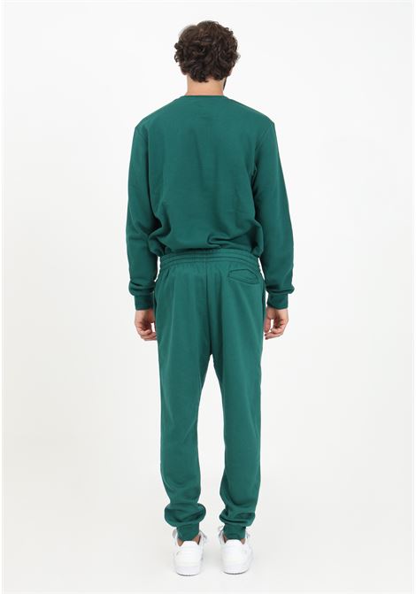 Pantalone sportivo da uomo verde Essentials Fleece Regular Tapered ADIDAS PERFORMANCE | Pantaloni | IJ8892.