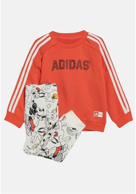 adidas x disney mickey mouse crewneck and jogger baby tracksuit ADIDAS PERFORMANCE | IN7286.