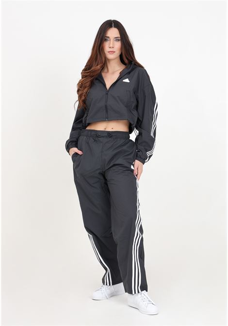 Black and white women's future icons 3 stripes woven pants ADIDAS PERFORMANCE | Pants | IP1567.