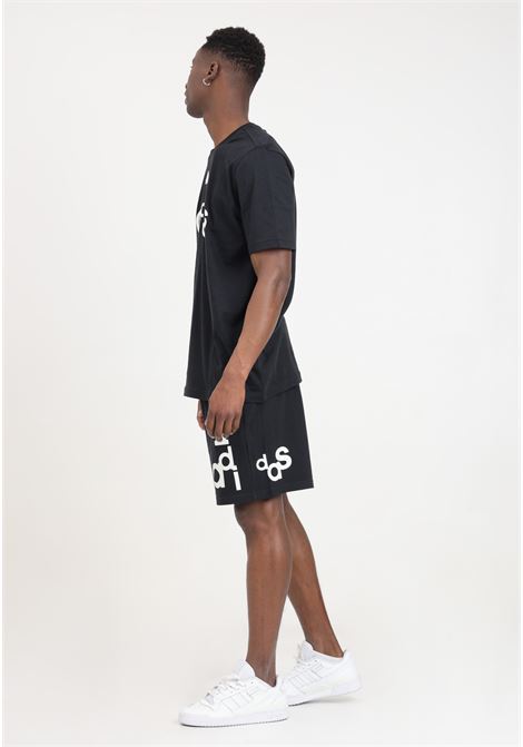 Black graphic print men's shorts ADIDAS PERFORMANCE | Shorts | IP3801.