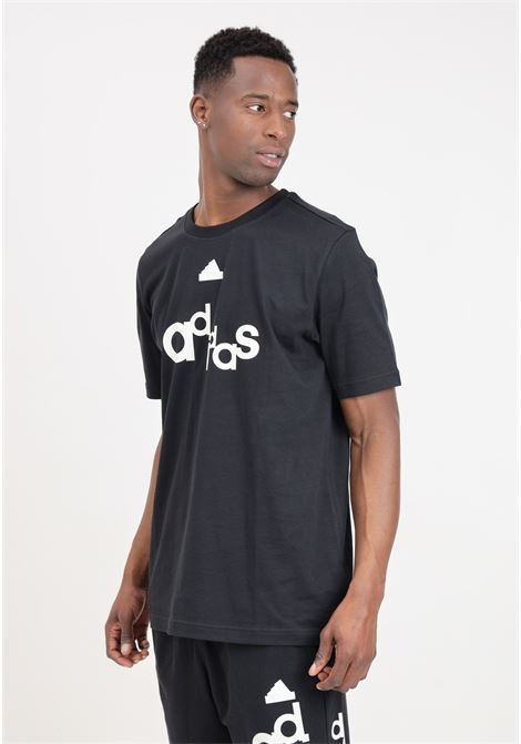 T-shirt da uomo nera graphic print ADIDAS PERFORMANCE | T-shirt | IP3802.
