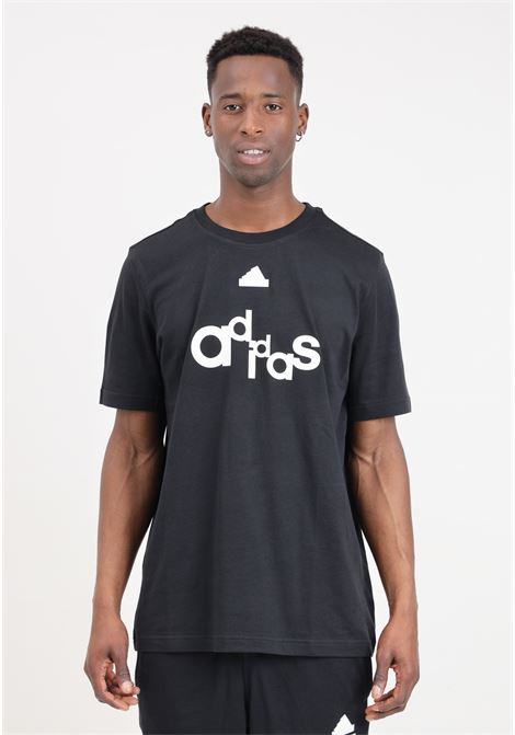 T-shirt da uomo nera graphic print ADIDAS PERFORMANCE | T-shirt | IP3802.
