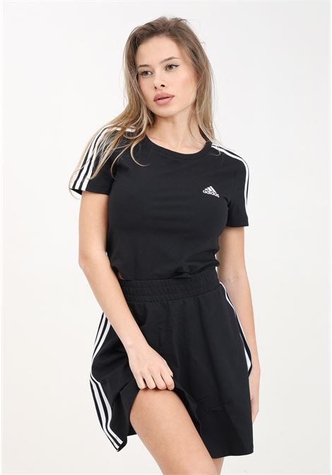 Black and white 3-stripes baby t-shirt for women ADIDAS PERFORMANCE | IR6111.
