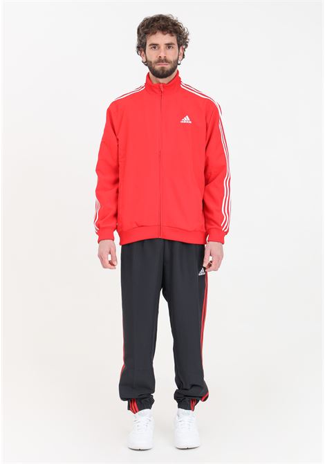 White black and red Woven 3-stripes men's tracksuit ADIDAS PERFORMANCE | Sport suits | IR8199.