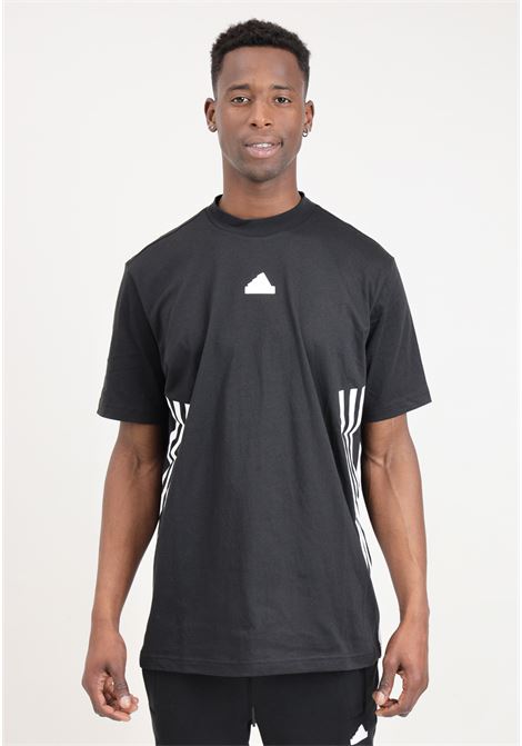 T-shirt da uomo nera future icons 3-stripes tee ADIDAS PERFORMANCE | IR9166.