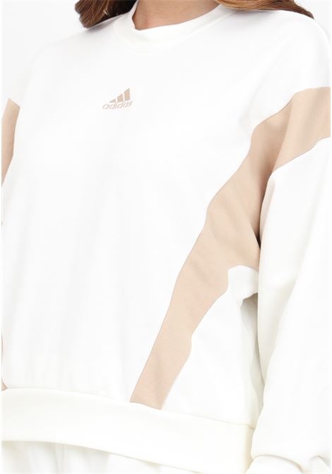 Lazyday white and beige women's tracksuit ADIDAS PERFORMANCE | IS0849.