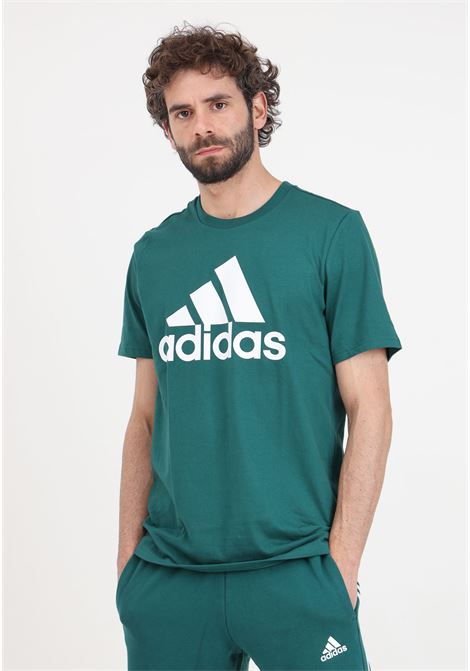 T-shirt da uomo verde Big logo ADIDAS PERFORMANCE | IS1300.