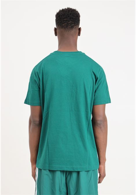 Green Essentials single jersey 3-stripes men's t-shirt ADIDAS PERFORMANCE | IS1333.