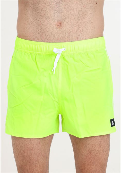 Fluo yellow men's swim shorts with 3 stripes clx ADIDAS PERFORMANCE | IS2054.
