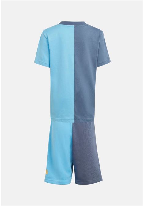 Baby girl's blue and light blue Essentials colorblock outfit ADIDAS PERFORMANCE |  | IS2677.