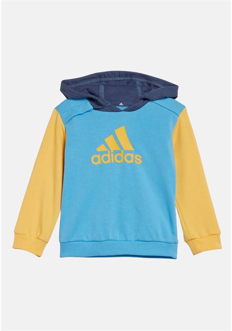 Baby blue light blue yellow Essentials colorblock tracksuit ADIDAS PERFORMANCE | IS2678.