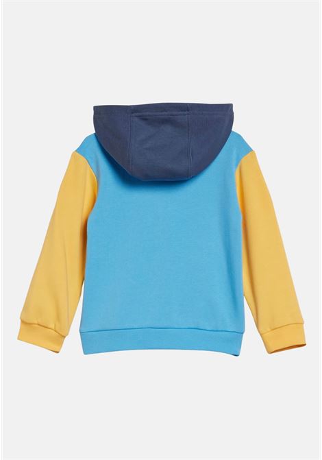 Baby blue light blue yellow Essentials colorblock tracksuit ADIDAS PERFORMANCE | IS2678.
