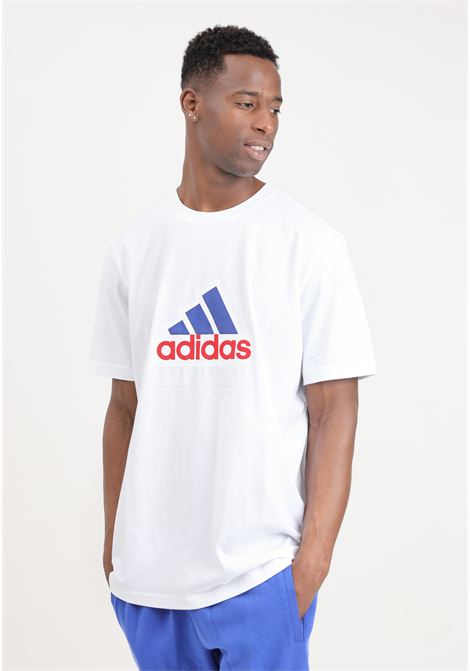 White men's t-shirt Future icons badge of sport tee ADIDAS PERFORMANCE | IS3234.