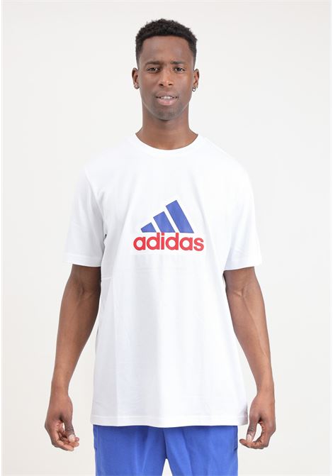 T-shirt da uomo bianca Future icons badge of sport tee ADIDAS PERFORMANCE | IS3234.