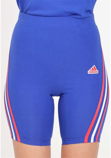 Future icons 3-stripes biker short blue women's leggings ADIDAS PERFORMANCE | Shorts | IS3235.