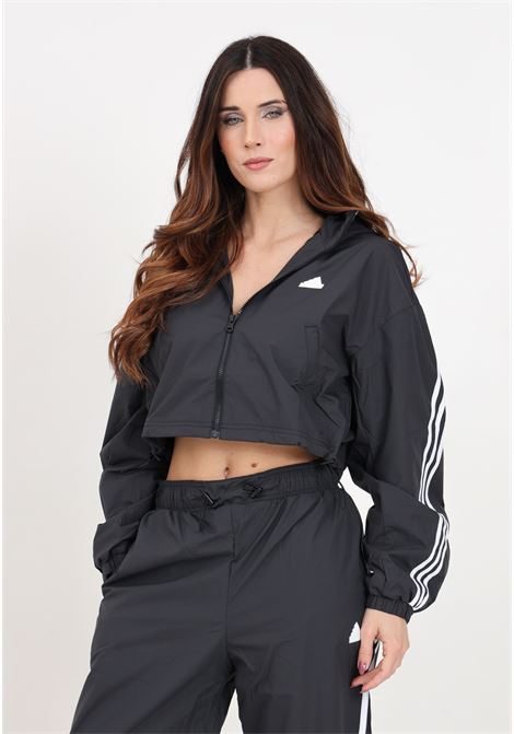 Future icons 3 stripes black and white women's jacket ADIDAS PERFORMANCE | Jackets | IS3660.