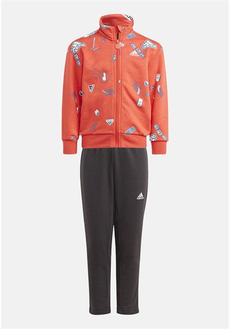 Red and blue brand love baby girl tracksuit ADIDAS PERFORMANCE | IS3767.