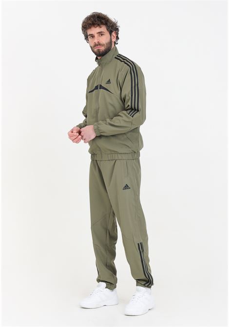 Men's military green and black Sportswear tracksuit ADIDAS PERFORMANCE | Sport suits | IT4021.