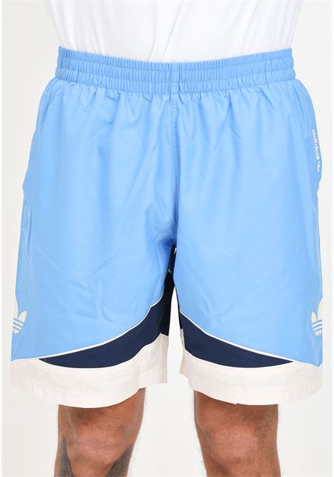 Shorts mare da uomo blu bianchi azzurri clrdo swim ADIDAS PERFORMANCE | Beachwear | IT8635.