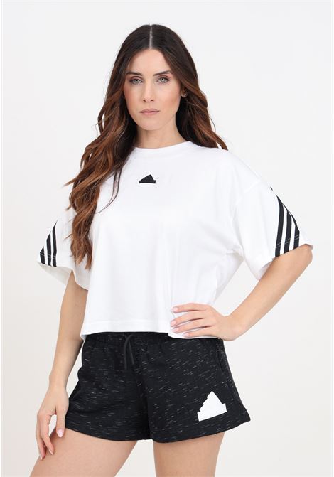 T-shirt donna bianca W Fi 3 strisce in nero ADIDAS PERFORMANCE | T-shirt | IV5270.