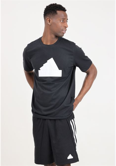 T-shirt da uomo nera Future icons badge of sport ADIDAS PERFORMANCE | IZ1621.
