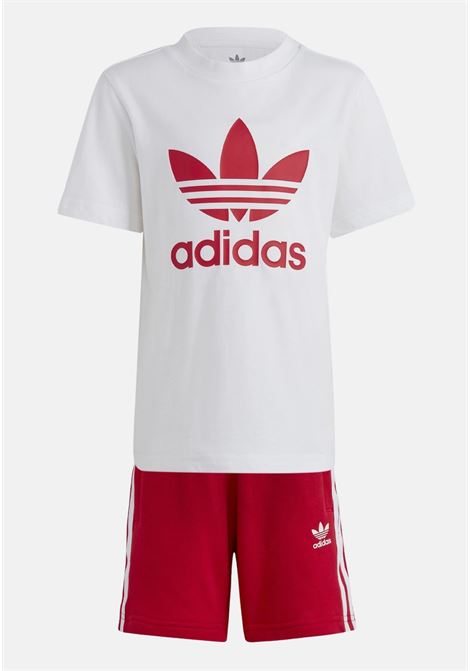 Adicolor red outfit for boys and girls ADIDAS ORIGINALS | IB9894.