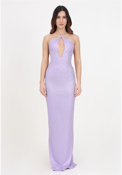 Lilac women's dress with cut-out detail ALMA SANCHEZ | Dresses | ABITO ALICE-ELLILLA