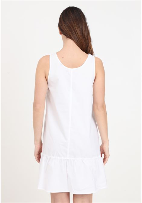Short white poplin tunic dress for women ARMANI EXCHANGE | 3DYA27YN4RZ1000