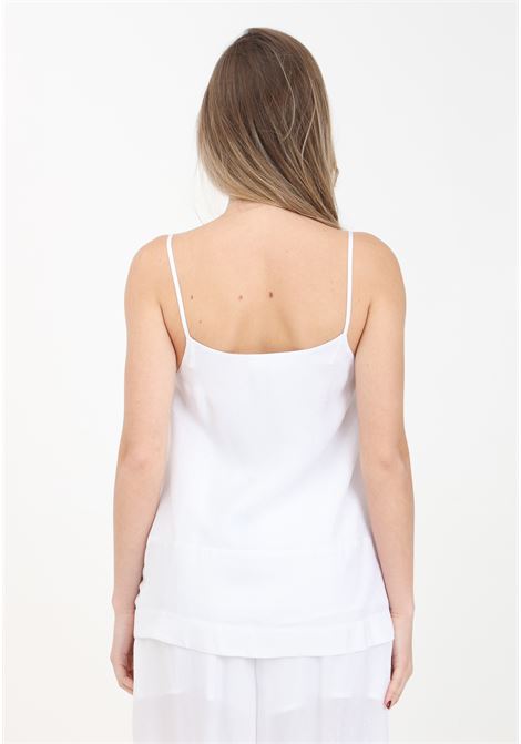 White women's top in satin jacquard fabric ARMANI EXCHANGE | Tops | 3DYH45YN9RZ1000
