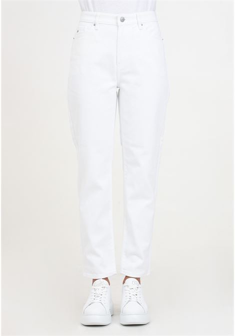 White j16 boyfriend cropped mid rise women's jeans ARMANI EXCHANGE | 3DYJ16Y15MZ0104