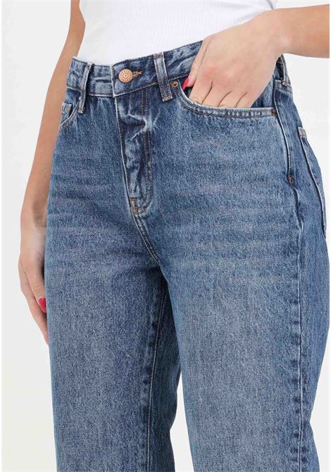 Women's indigo denim boyfriend cropped jeans ARMANI EXCHANGE | Jeans | 3DYJ16Y16EZ1500