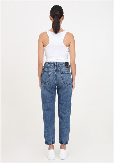 Jeans da donna indigo denim boyfriend cropped ARMANI EXCHANGE | Jeans | 3DYJ16Y16EZ1500
