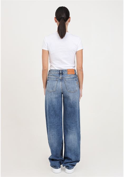 Medium indigo j52 low rise relaxed women's jeans ARMANI EXCHANGE | Jeans | 3DYJ52Y16GZ05EK