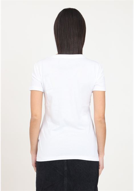 T-shirt da donna bianca con stampa logo sul davanti ARMANI EXCHANGE | T-shirt | 3DYT43YJ3RZ1000