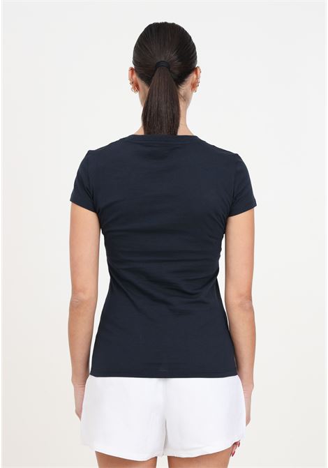 T-shirt da donna blu navy con paillettes  ARMANI EXCHANGE | T-shirt | 8NYTDLYJ73Z8534